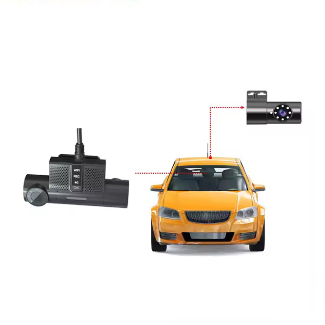 Mini Size Portable 2CH Dashcam with 3G/4G WIFI GPS Function for Taxi or Bus