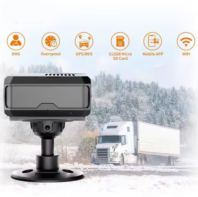 DMS Safety Driving Monitoring System Advanced Fire Assisted Night Cam Car Dashboard Camera for Truck Car Dashcam Semi-Trailer