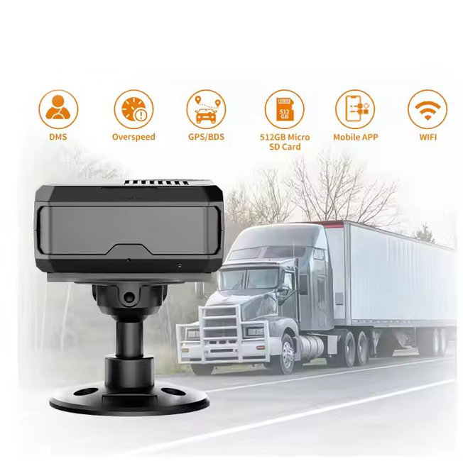 4G WIFI APP Control System DMS Camera Vibration Seat Alarm Light for Driver Safety Connect Vibration Seat Alarm Light