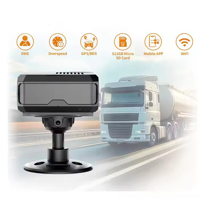 Driver Sleep Camera Supported Petrol Vehicle Fleet Management DMS System Camera Warning Alarm for Safe Driving