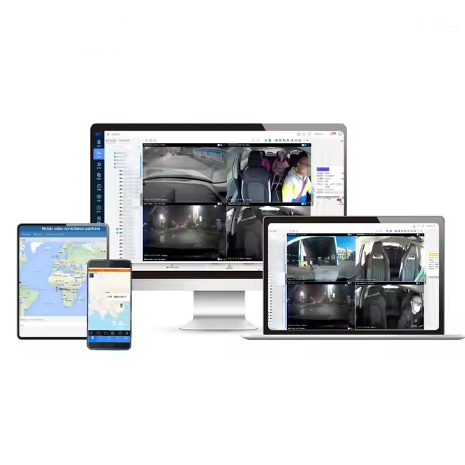 2CH Free Platform Dash Cam Dvr Movil 4G GPS MDVR